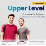 C1 UPPER Level Seviye Sınıfımız 16 Haziran 2020 Başlıyor